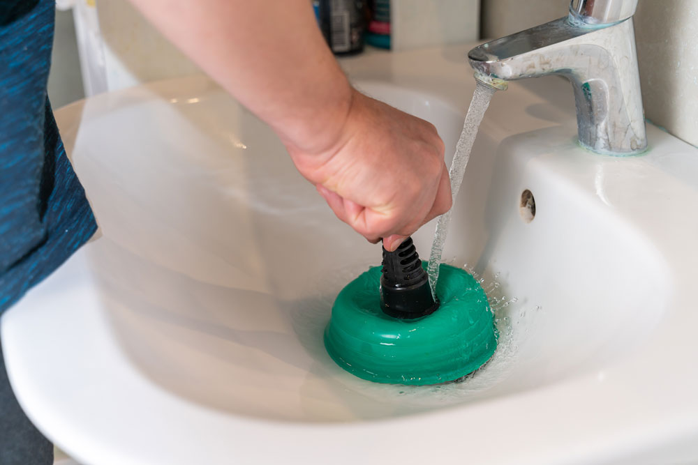 clogged drain